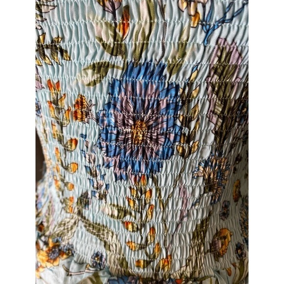 Anthropologie Able the Label Floral Smocked maxi dress size Small - Picture 5 of 5